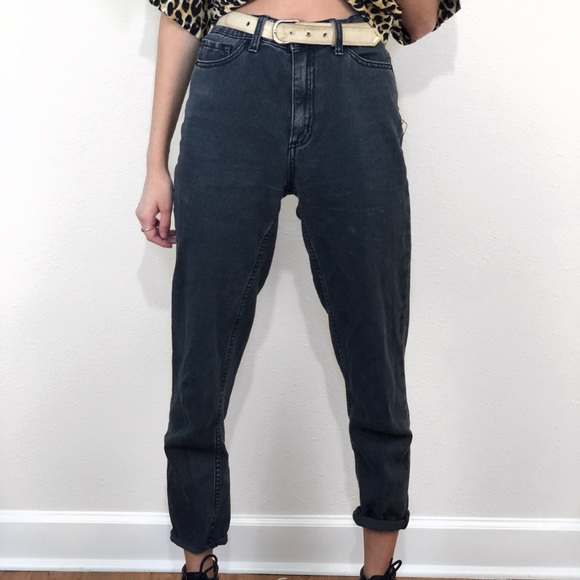 BDG high rise grey mom jeans <3 - Picture 2 of 2